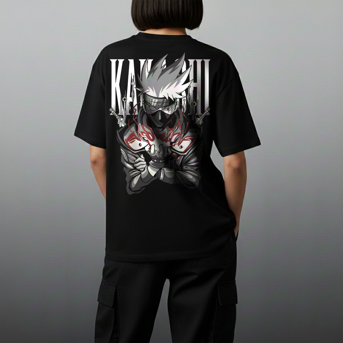 Oversize тениска Kakashi Hatake
