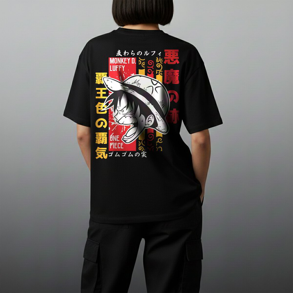 Oversize тениска Luffy