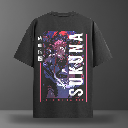 Oversize тениска Sukuna – The Disgraced One