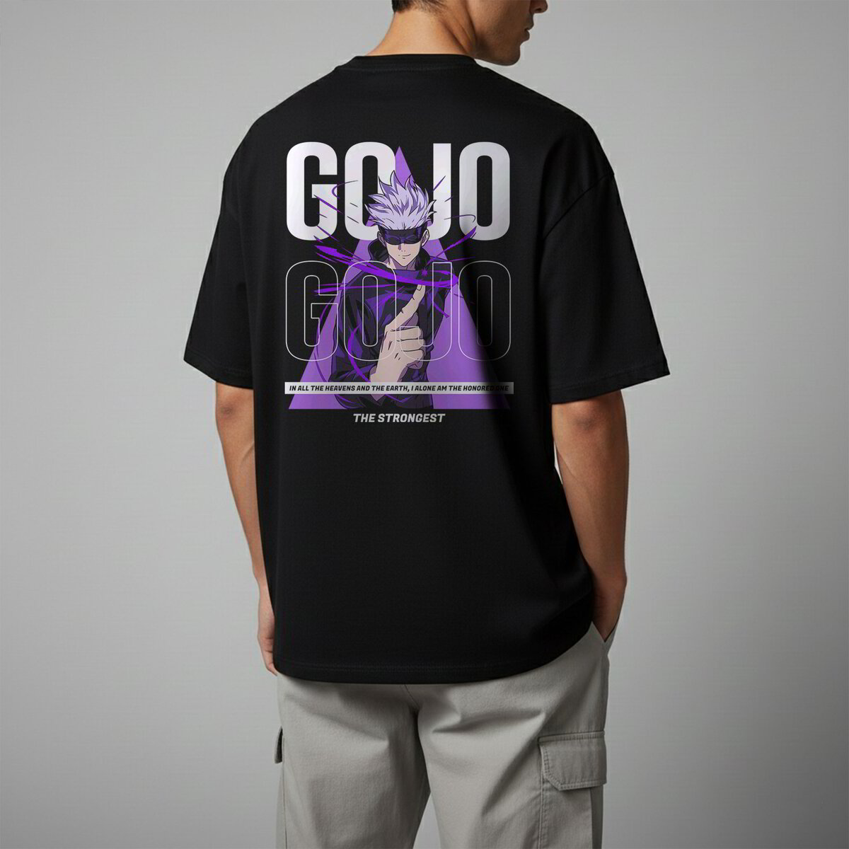 Oversize тениска Gojo – The Strongest Sorcerer