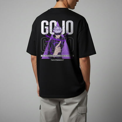 Oversize тениска Gojo – The Strongest Sorcerer