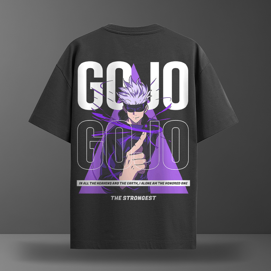 Oversize тениска Gojo – The Strongest Sorcerer
