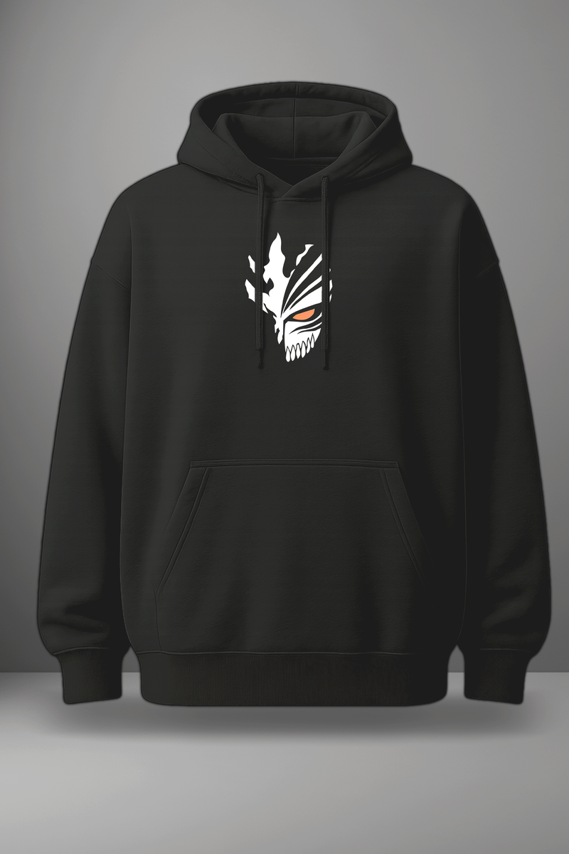 Oversize суичър Ichigo – Hollow Mask – Черен