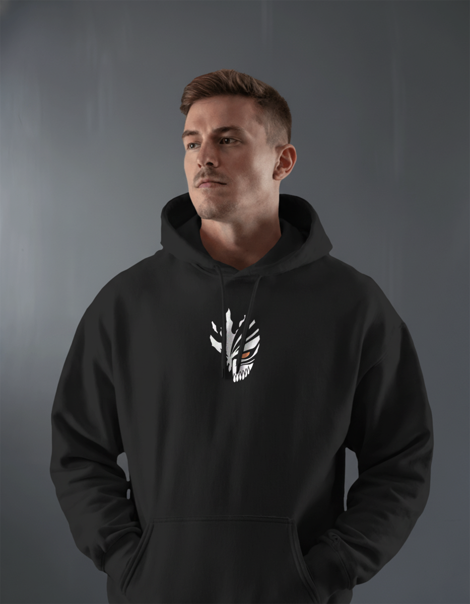 Oversize суичър Ichigo – Hollow Mask – Черен