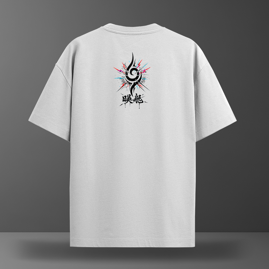 Oversize тениска Kakashi – Бял