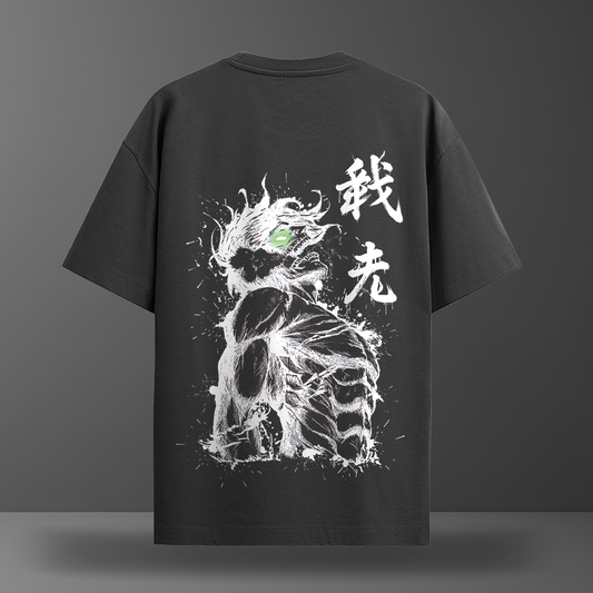 Oversize тениска Eren Yeager – Tatakae – Черен