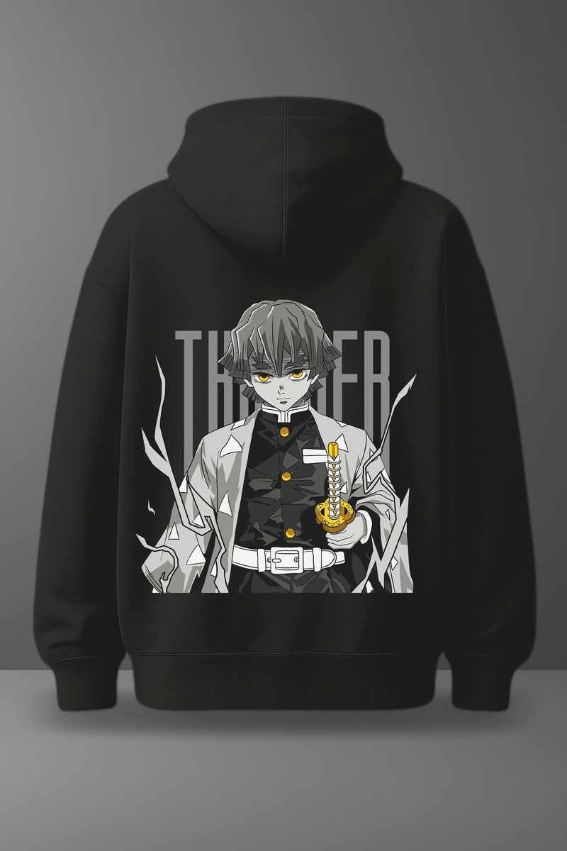 Oversize суичър Zenitsu – Thunder