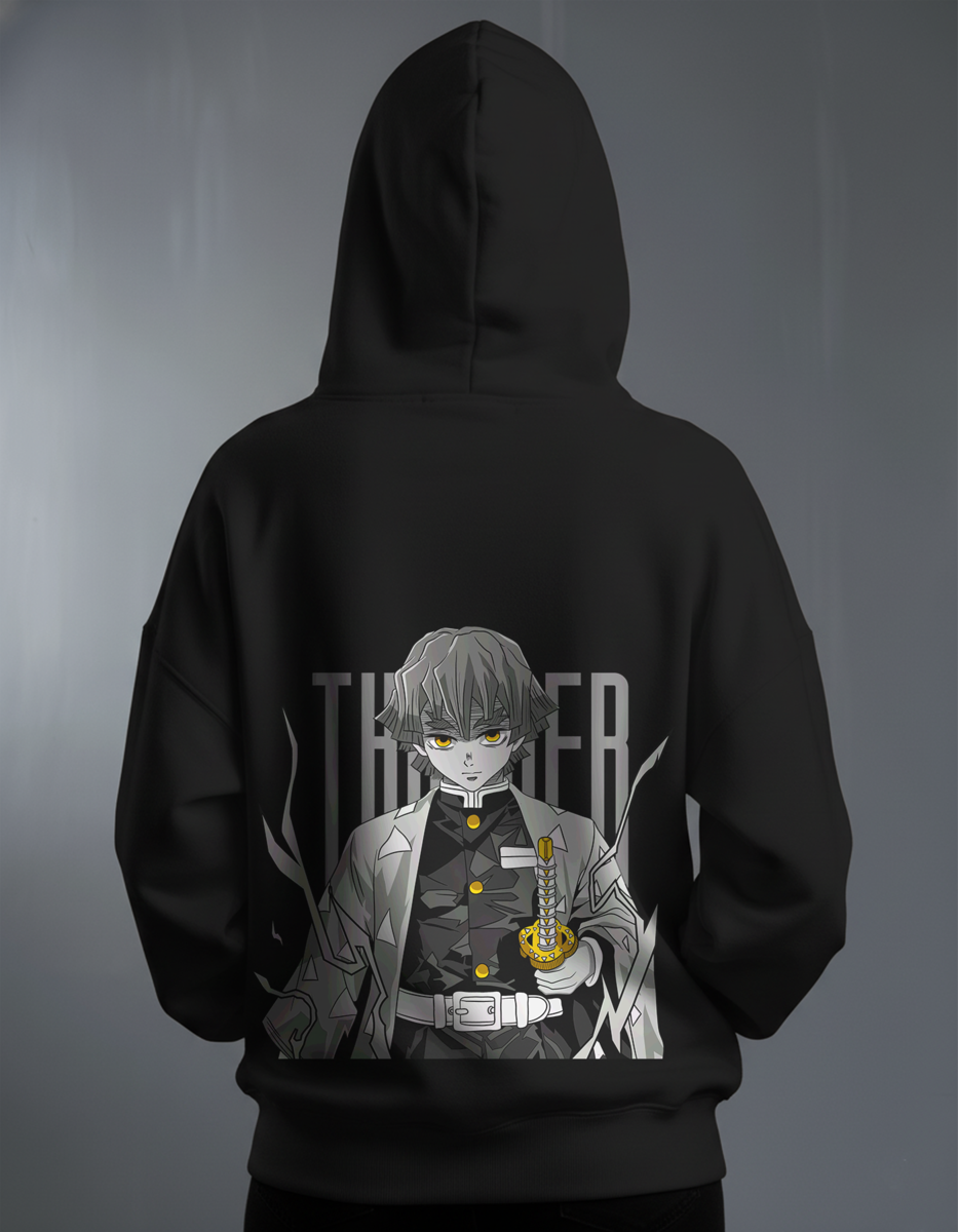Oversize суичър Zenitsu – Thunder