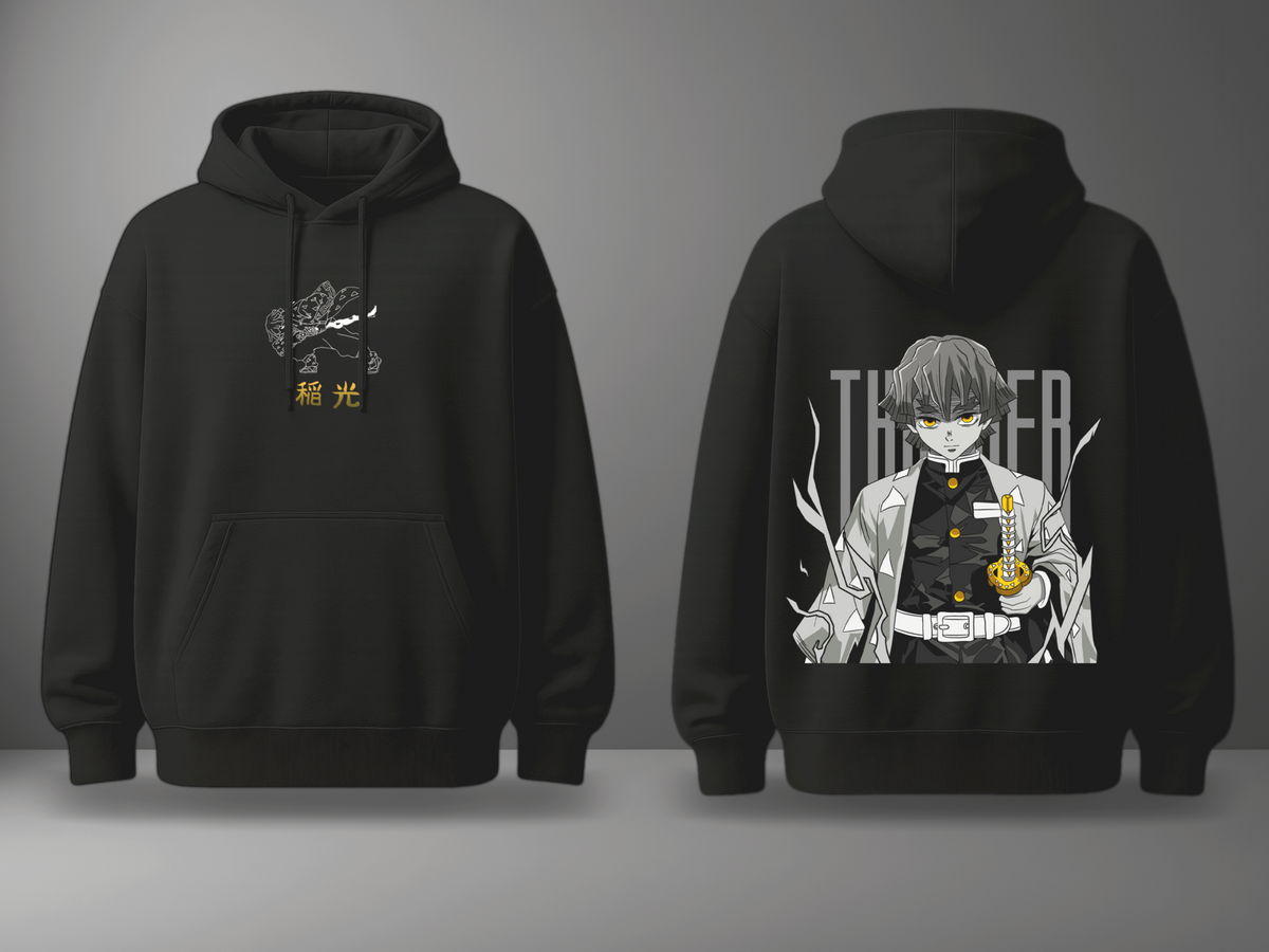 Oversize суичър Zenitsu – Thunder