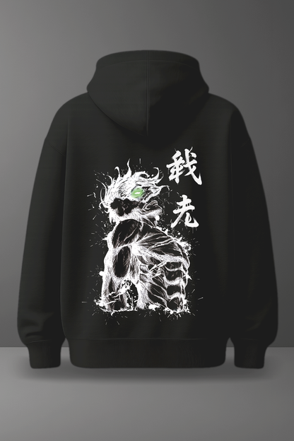 Oversize суичър Eren Yeager – Tatakae – Черен