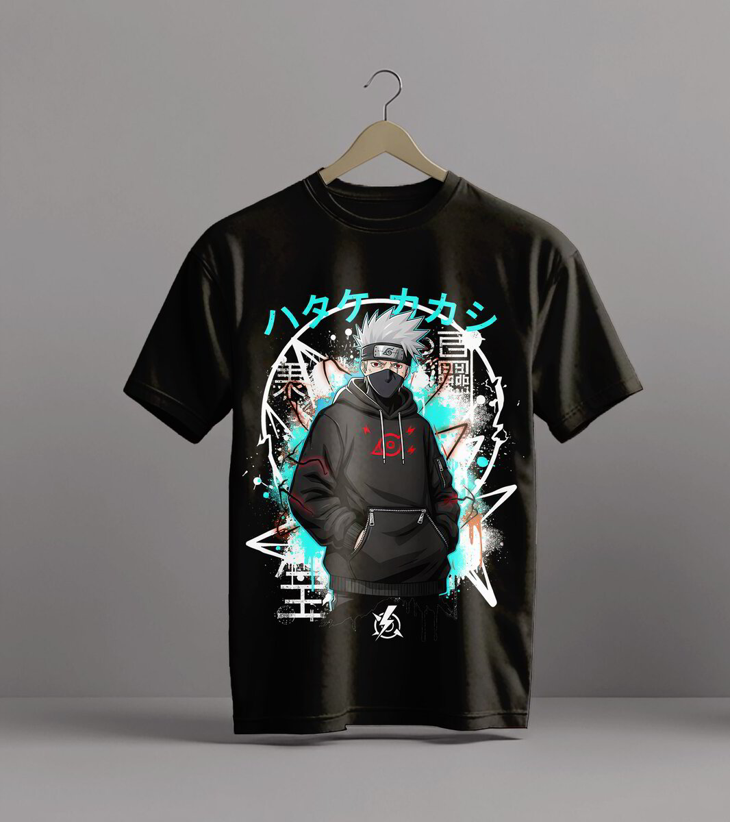Тениска Kakashi – Черен