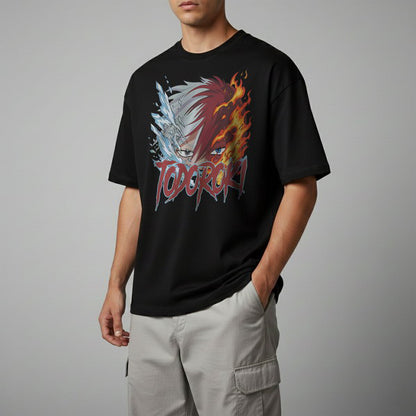 Oversize тениска Shoto Todoroki