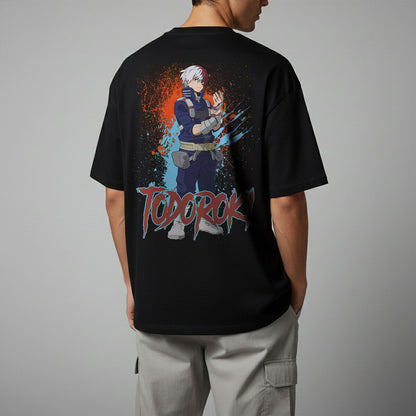 Oversize тениска Shoto Todoroki