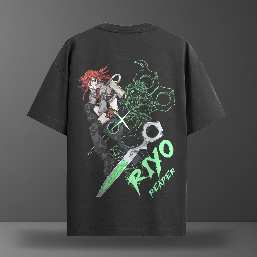 Oversize тениска Riyo Reaper