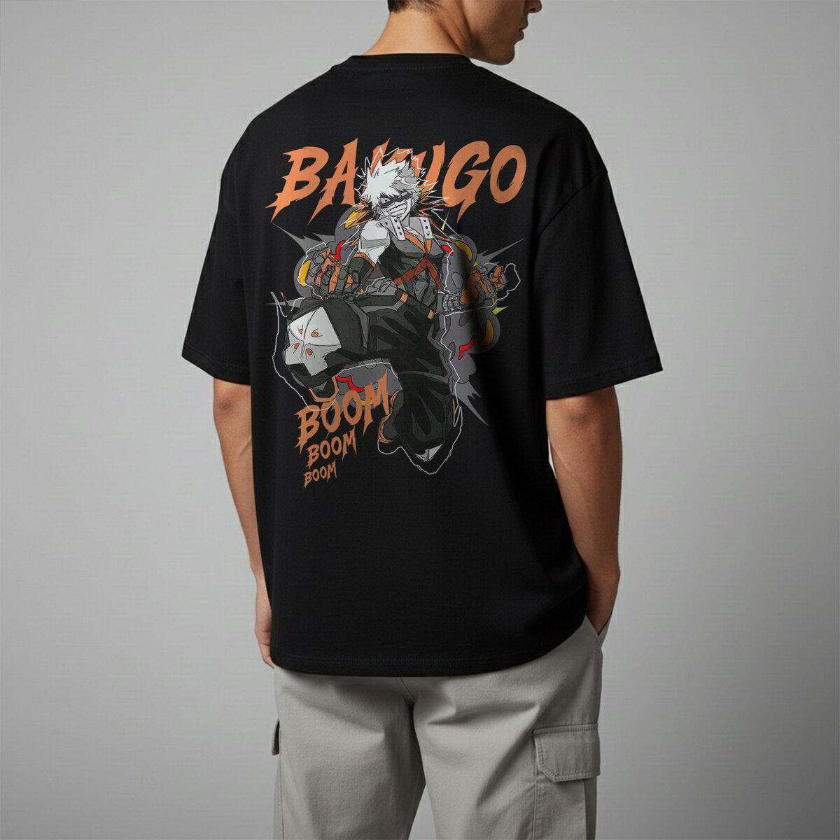 Oversize тениска Bakugo