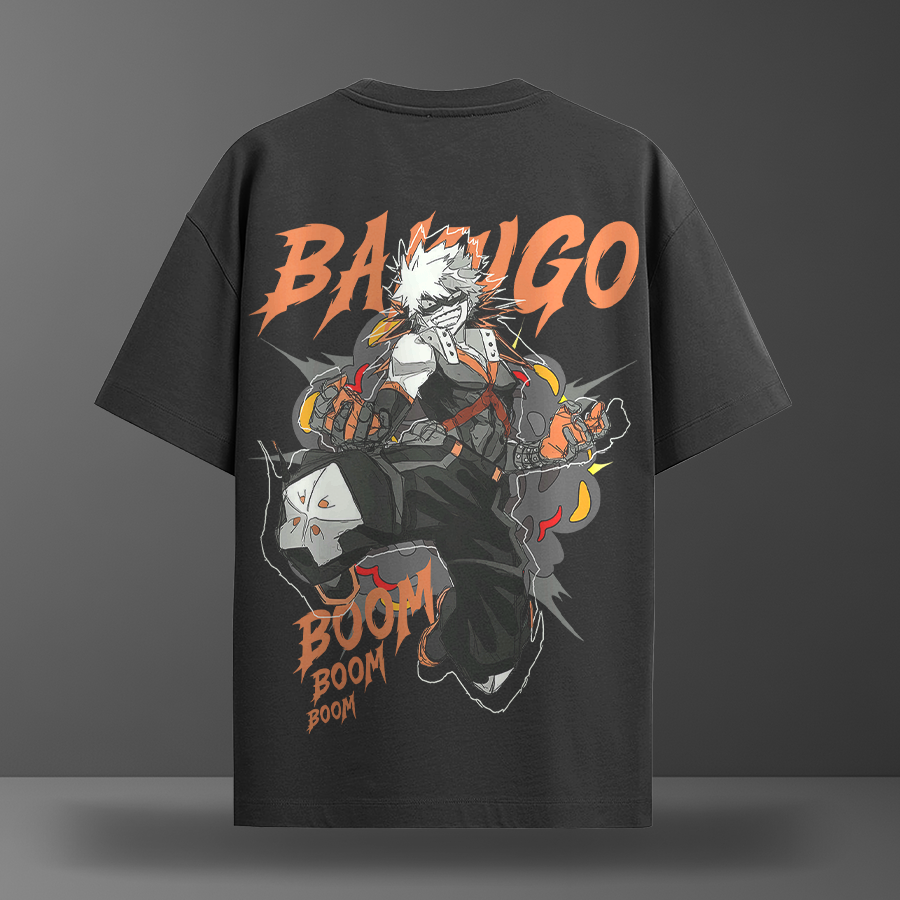 Oversize тениска Bakugo