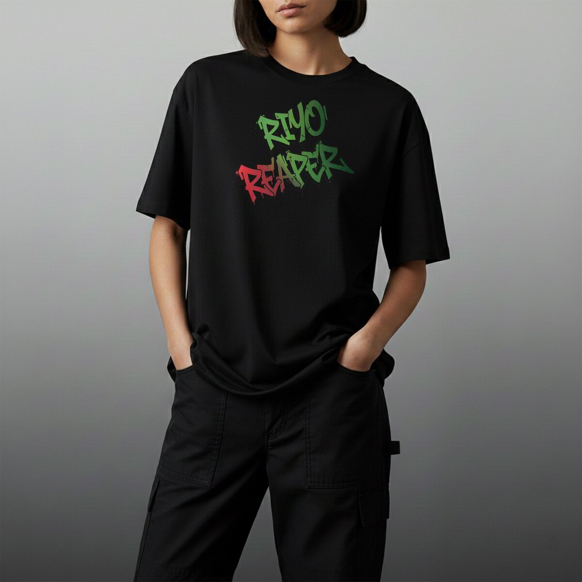 Oversize тениска Riyo Reaper
