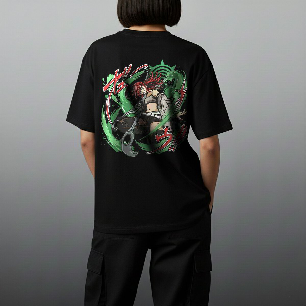 Oversize тениска Riyo Reaper
