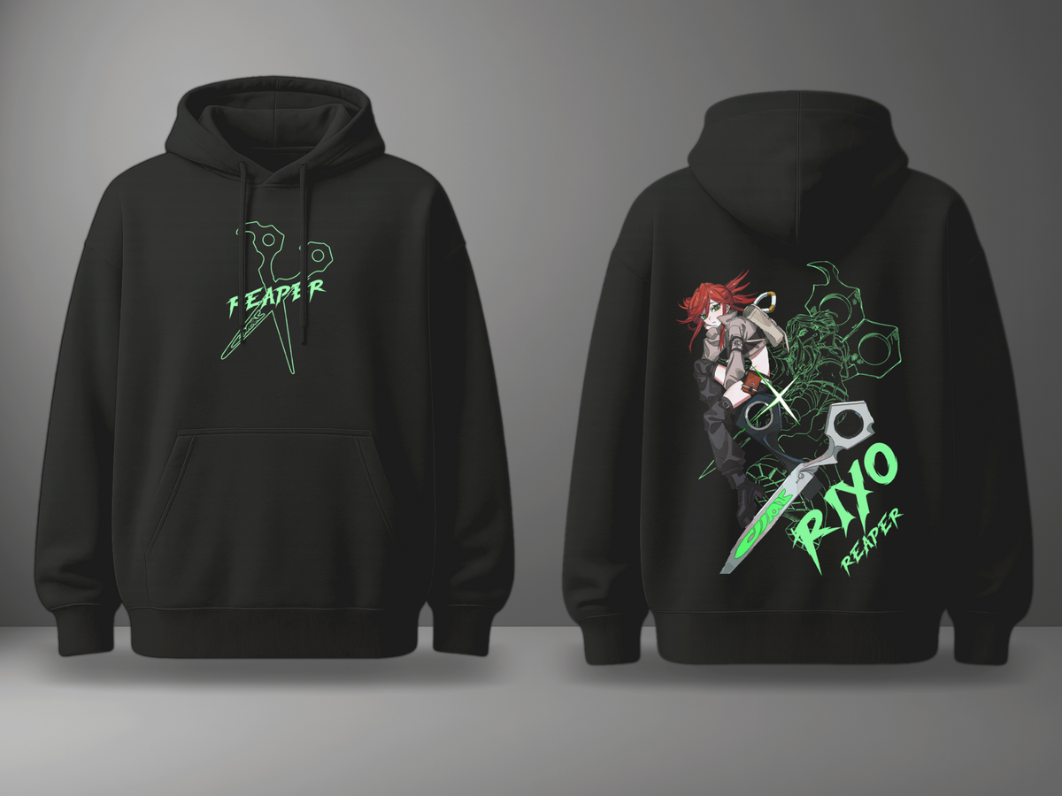 Oversize суичър Riyo Reaper