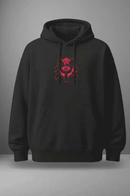 Oversize суичър Rudo Surebrec – Crimson – Черен