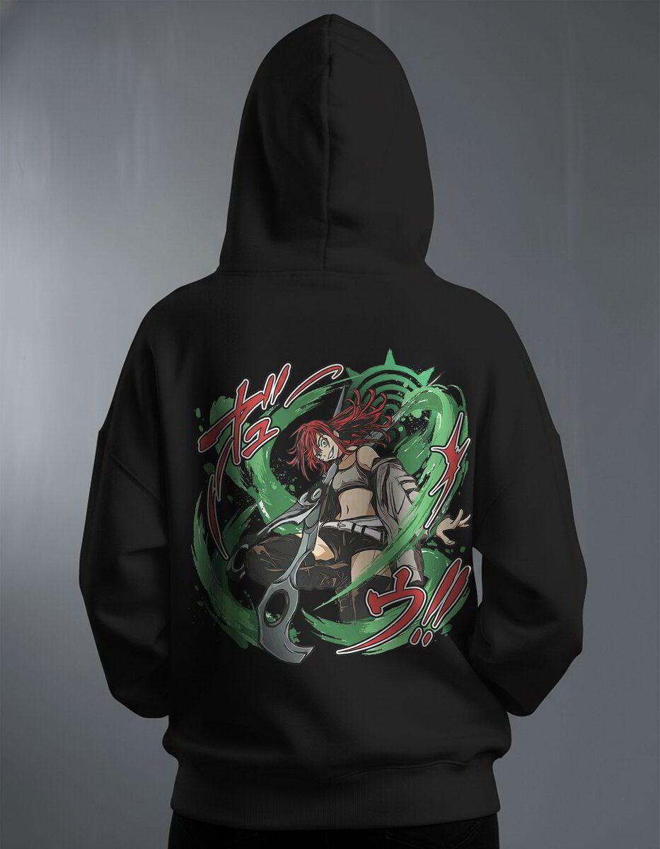 Oversize суичър Riyo Reaper