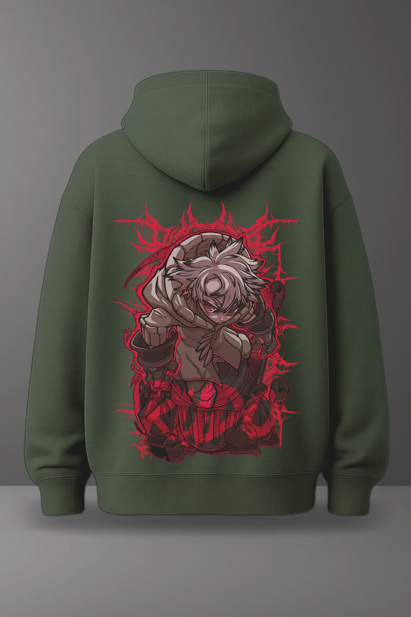 Oversize суичър Rudo Surebrec – Crimson – Зелен