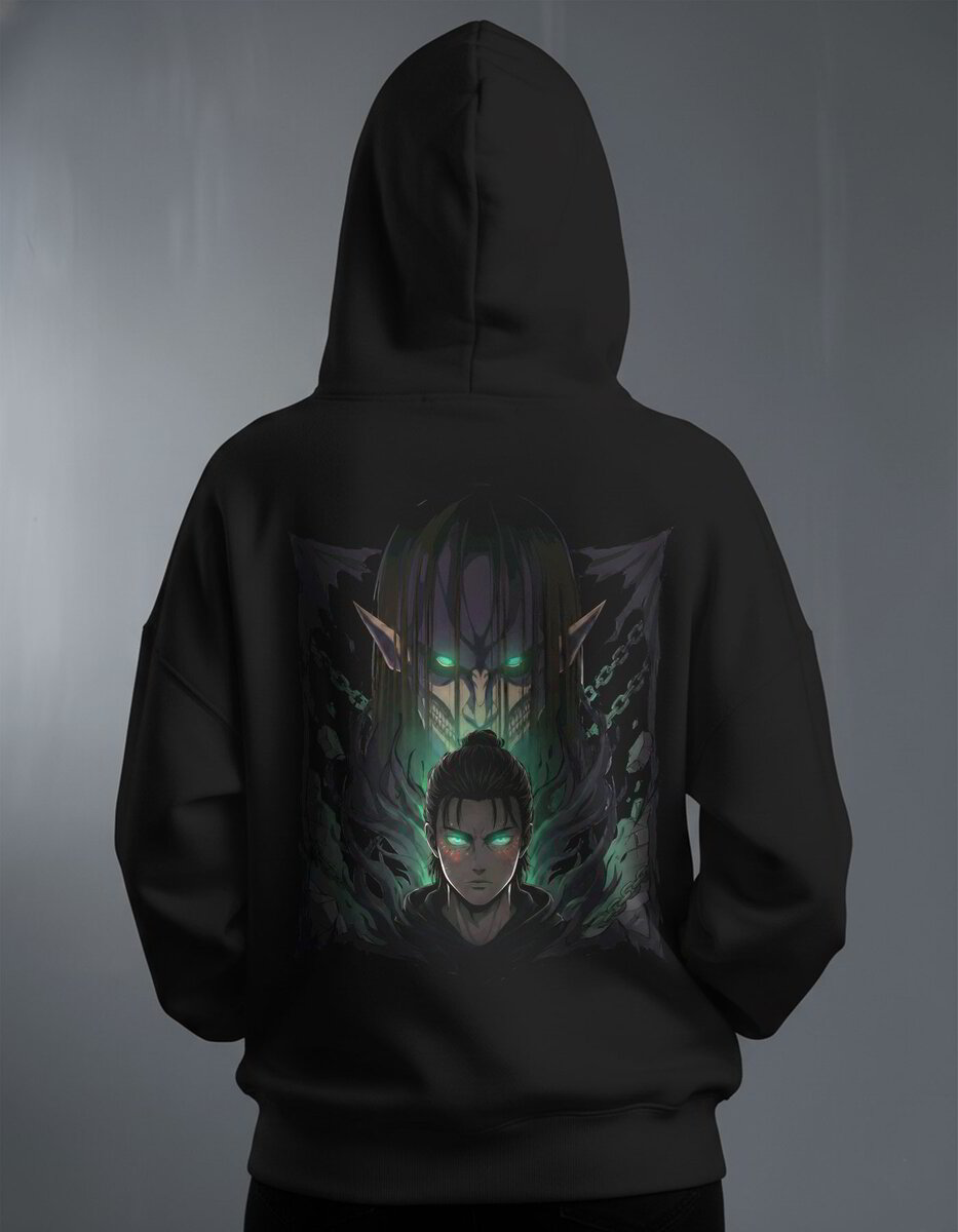 Oversize суичър Eren Yeager