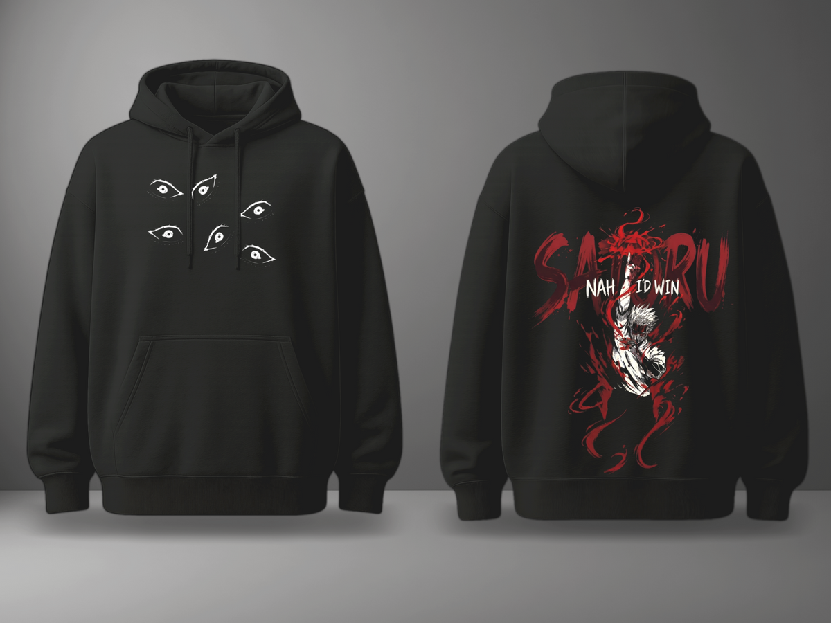 Oversize суичър Gojo – Red