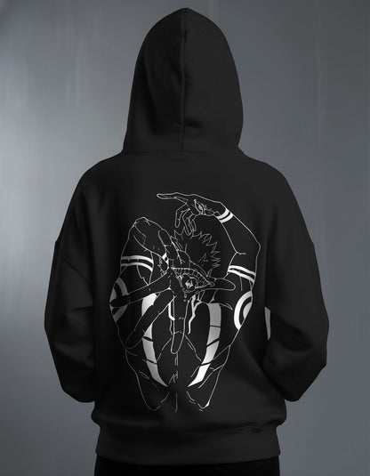 Oversize суичър Sukuna – B&W