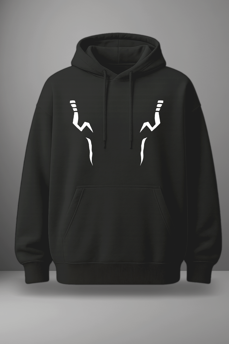 Oversize суичър Sukuna – B&W