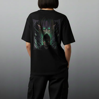 Oversize тениска Eren Yeager