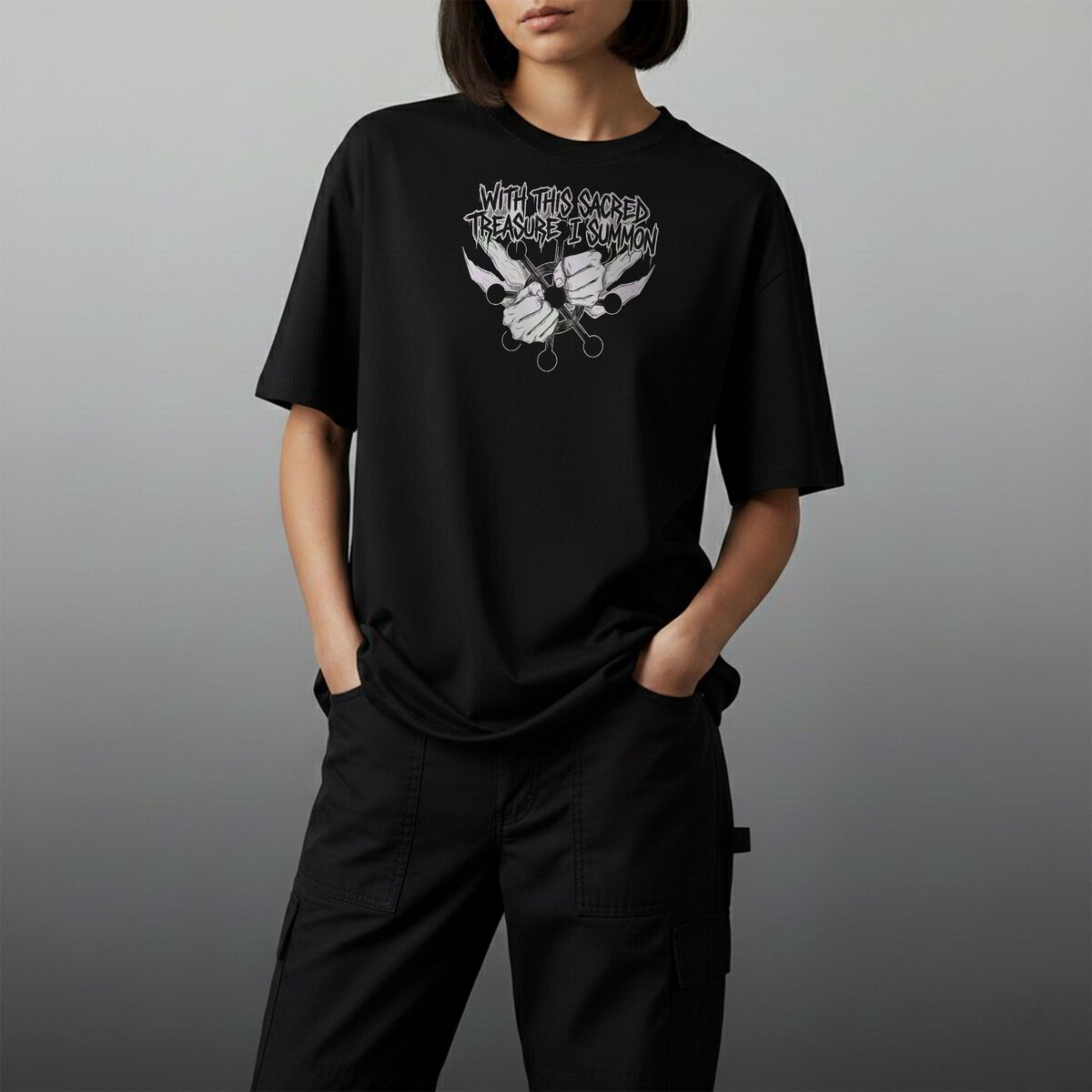Oversize тениска Mahoraga
