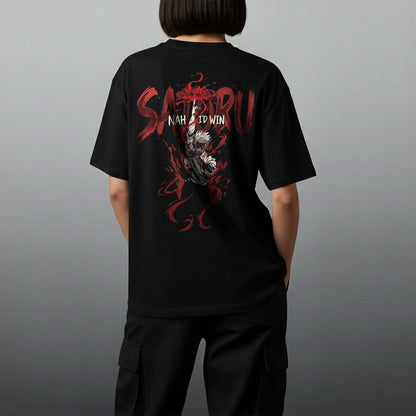 Oversize тениска Gojo – Red