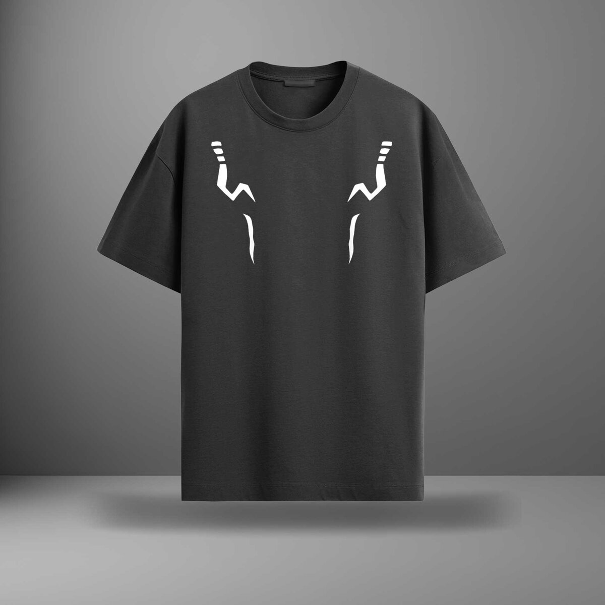 Oversize тениска Sukuna – B&W