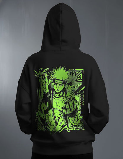 Oversize суичър Pain – Green