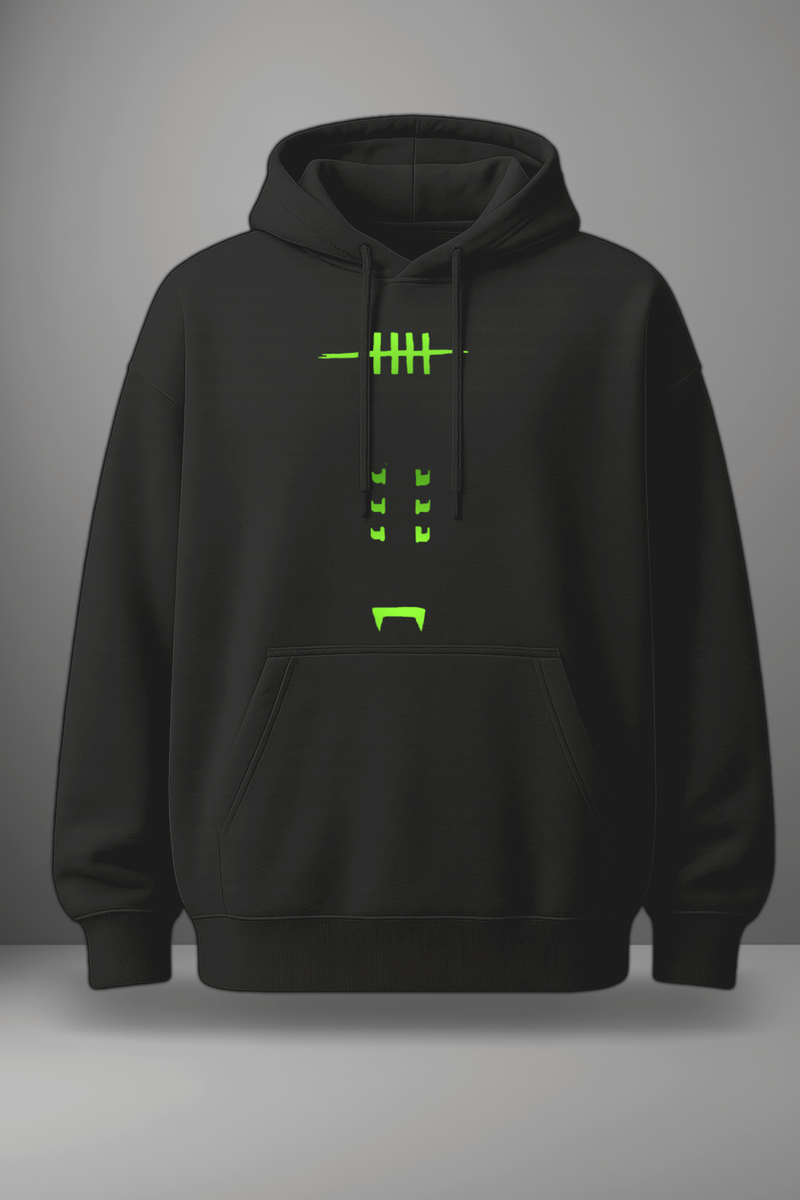 Oversize суичър Pain – Green