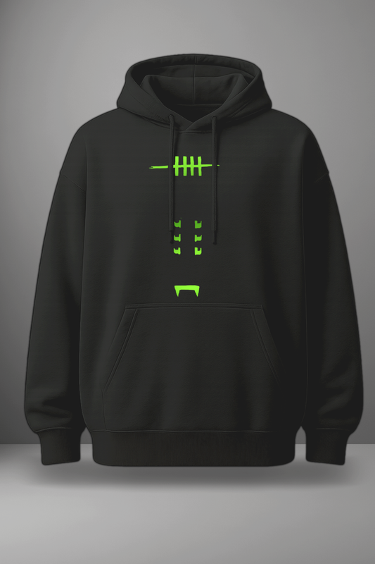 Oversize суичър Pain – Green