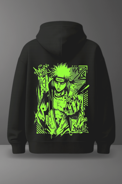 Oversize суичър Pain – Green