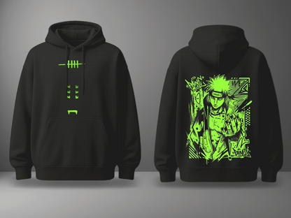 Oversize суичър Pain – Green