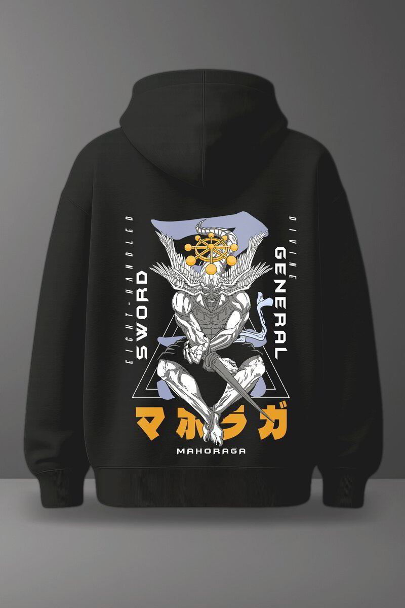 Oversize суичър Mahoraga – Divine General
