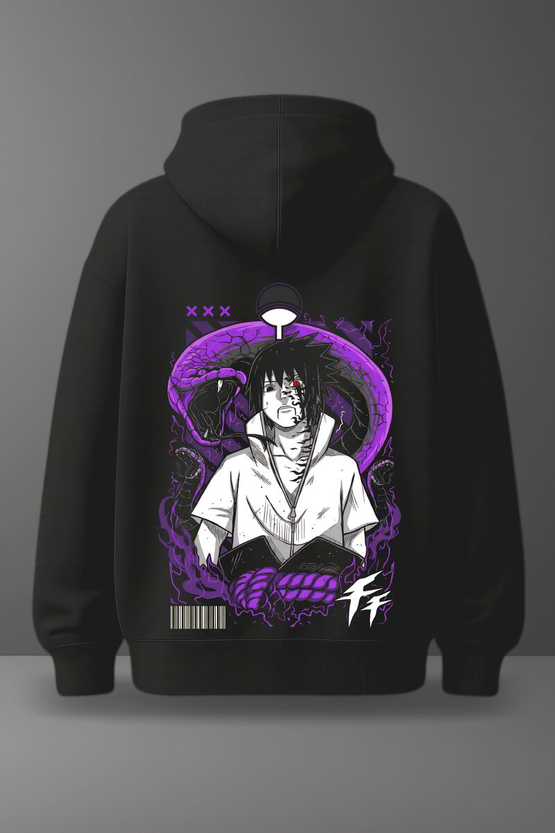 Oversize суичър Sasuke Uchiha