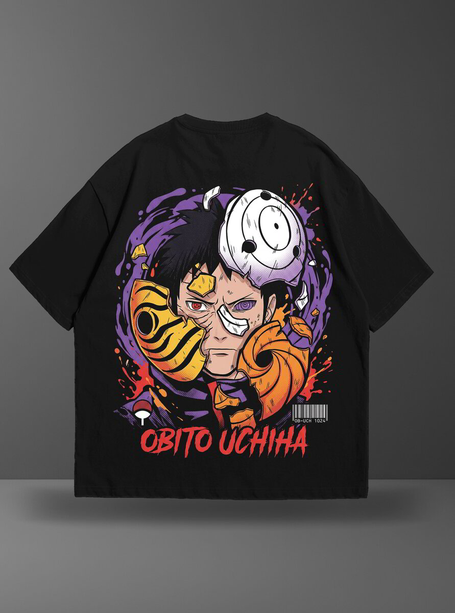 Oversize тениска Obito Uchiha