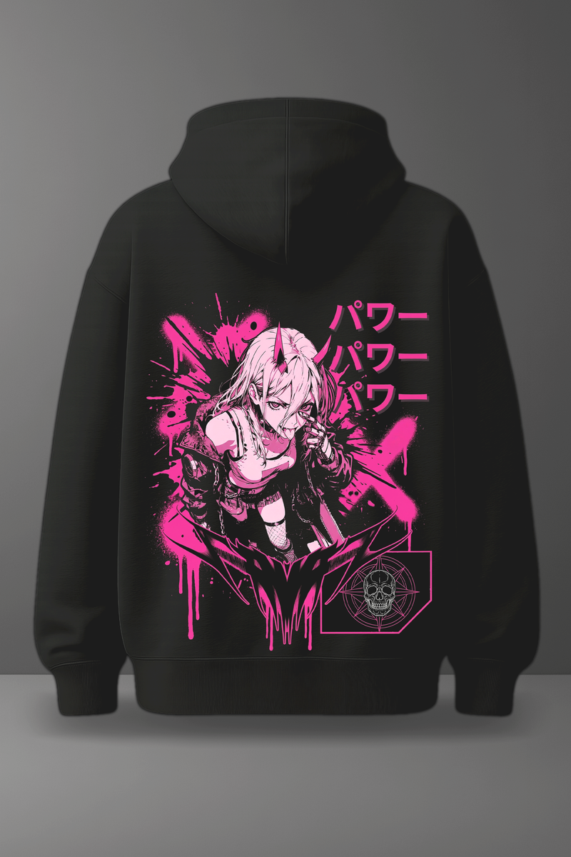 Oversize суичър Power