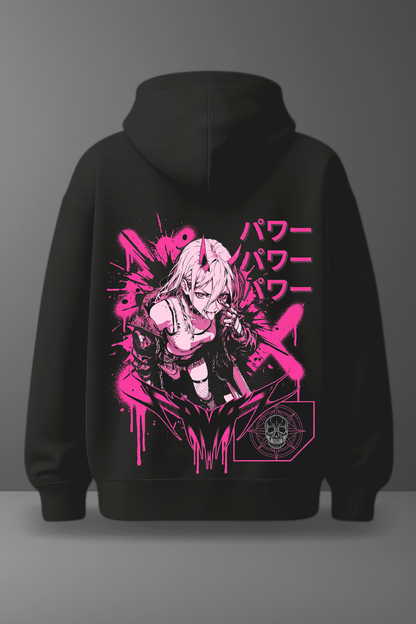 Oversize суичър Power