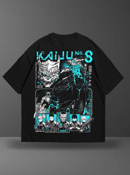 Oversize тениска Kaiju No. 8