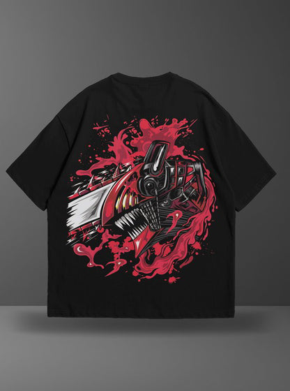 Oversize тениска Chainsaw man – Denji