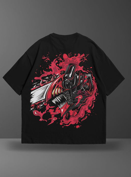 Oversize тениска Chainsaw man – Denji