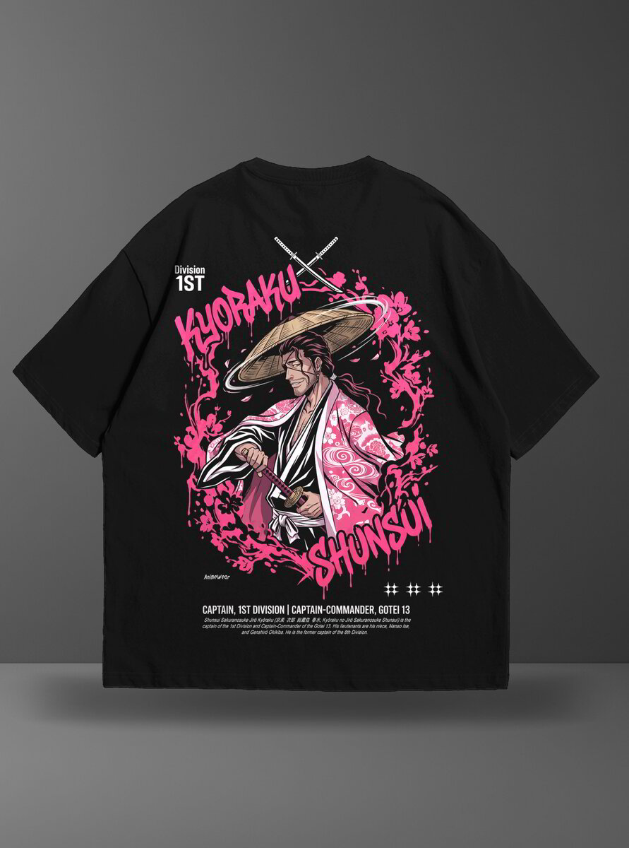 Oversize тениска Shunsui Kyoraku