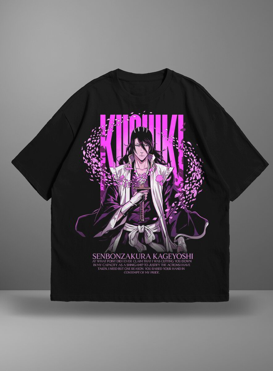 Oversize тениска Byakuya Kuchiki