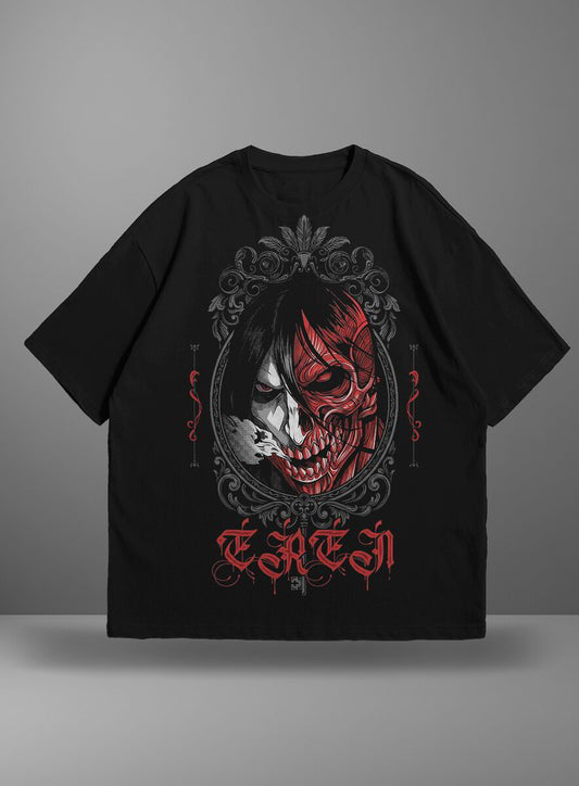 Oversize тениска Eren Yeager – Titan